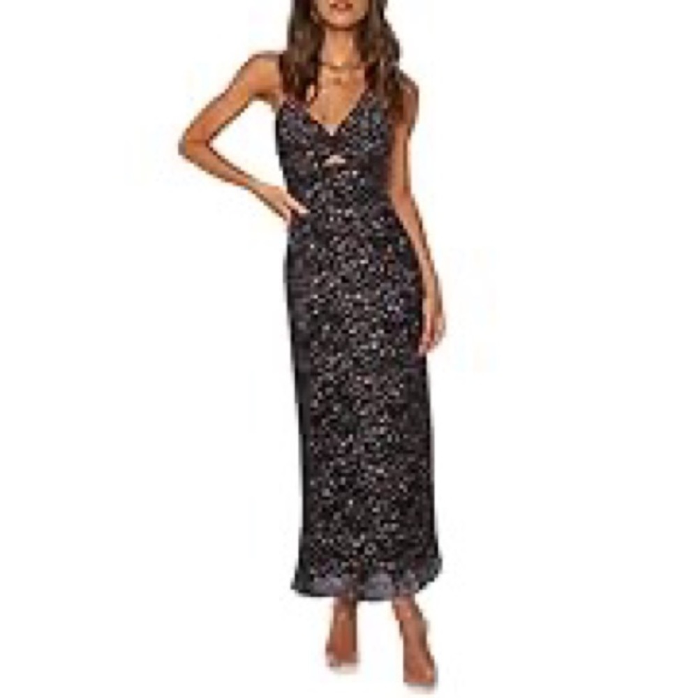 🤯🤯 LIMITED TIME CCO: Flowered Open-Back Midi Dress